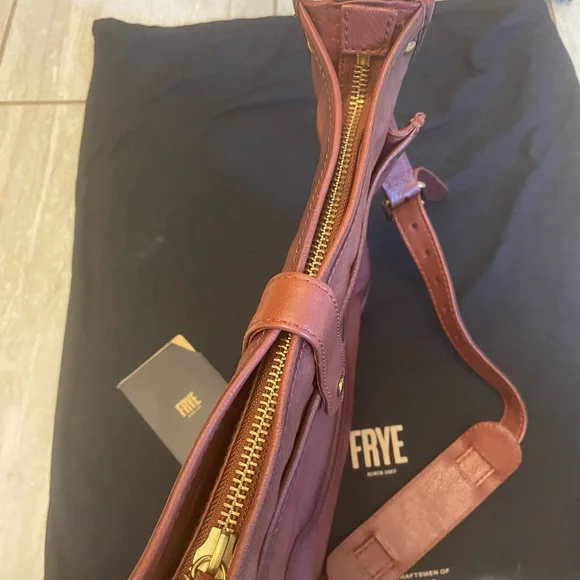 Frye Brown Leather Crossbody Bag - Picture 3 of 7